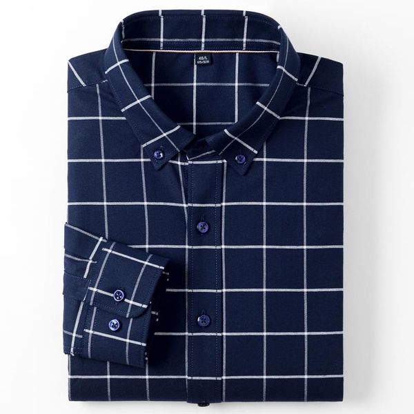 holiday casual plaid checkered oxford cotton shirt pocket-less design men's long sleeve standard-fit button-down gingham shirts, White;black
holiday casual plaid checkered oxford cotton shirt pocket-less design men's long sleeve standard-fit button-down gingham shirts, White;black