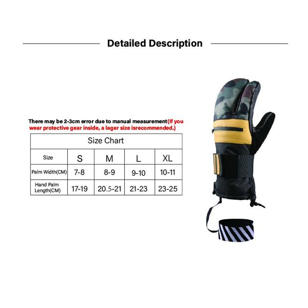 winter warm ski gloves waterproof windproof snowboard gloves inside five fingers design for outdoor snow sports wmtptt yyysports, Black
winter warm ski gloves waterproof windproof snowboard gloves inside five fingers design for outdoor snow sports wmtptt yyysports, Black