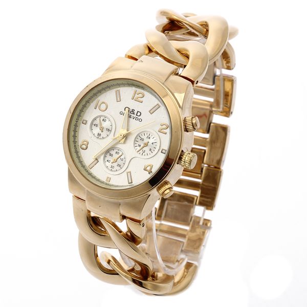 relogio feminino g&d women quarts wristwatches gold stainless steel band fashion luxury women's watch reloj mujer hour gifts 201116, Slivery;brown
relogio feminino g&d women quarts wristwatches gold stainless steel band fashion luxury women's watch reloj mujer hour gifts 201116, Slivery;brown
