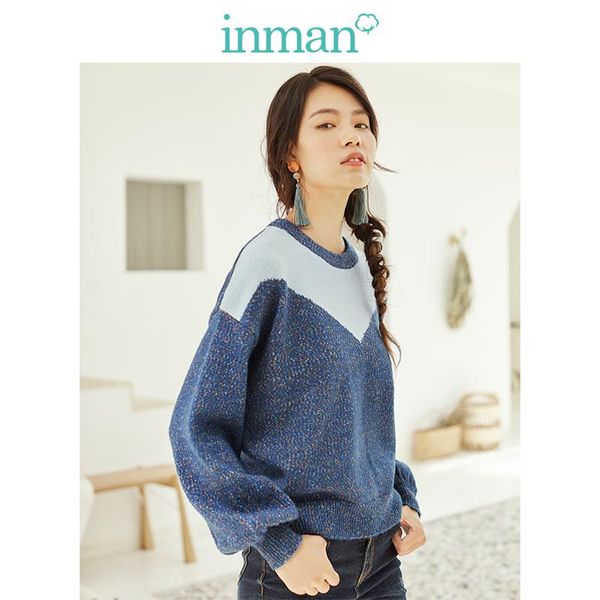 inman autumn new arrival cute lazy style comfortable loose long sleeve pullover sweater, White;black
inman autumn new arrival cute lazy style comfortable loose long sleeve pullover sweater, White;black