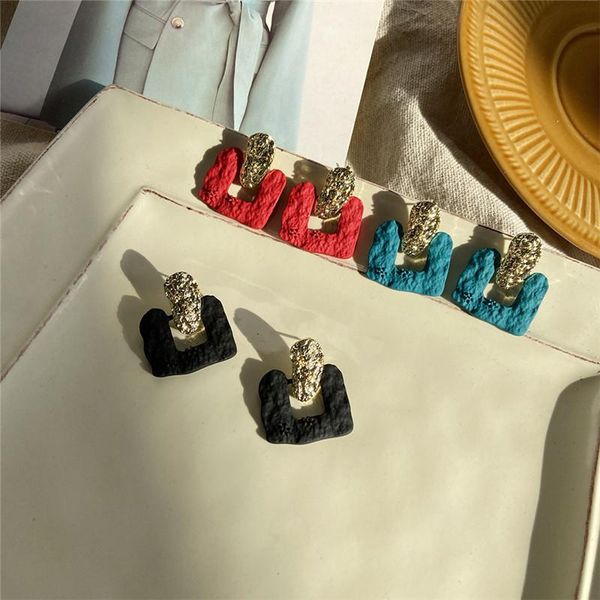 dangle & chandelier 2021 colorful geometric personality square earrings for women fashion jewelry party gift vintage pendientes, Silver
dangle & chandelier 2021 colorful geometric personality square earrings for women fashion jewelry party gift vintage pendientes, Silver