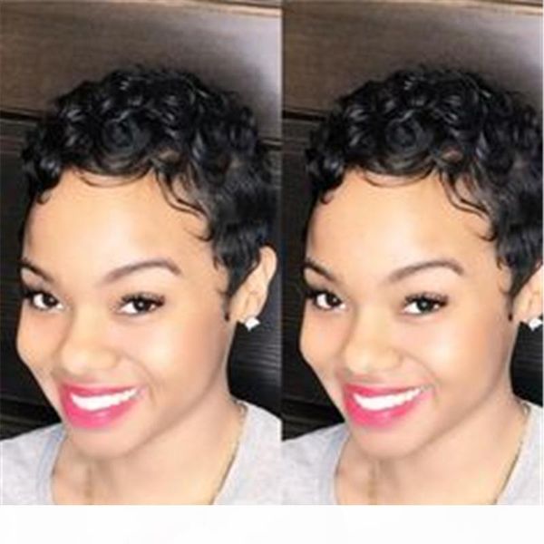 100% human virgin hair short curly wigs for black women water wave human hair wigs with bangs 130% density black color, Black;brown
100% human virgin hair short curly wigs for black women water wave human hair wigs with bangs 130% density black color, Black;brown