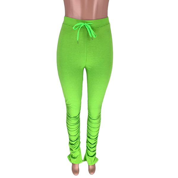 2021 new design women stacked leggings solid flared pants plus size trousers for women, White;red
2021 new design women stacked leggings solid flared pants plus size trousers for women, White;red