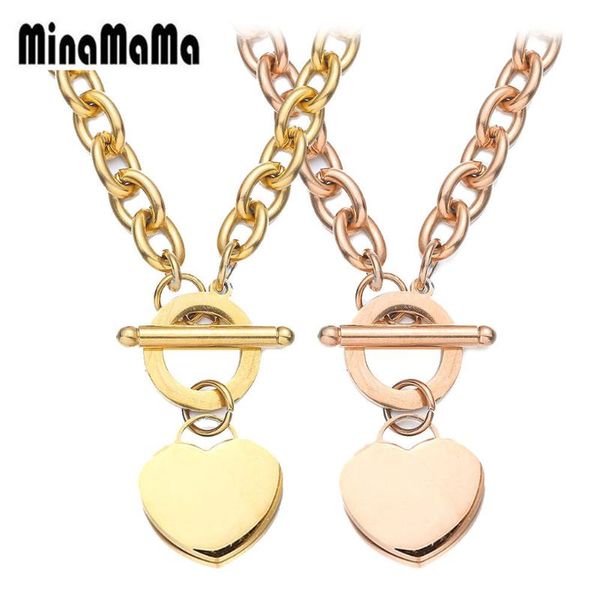 new design 316l stainless steel chain blank heart pendant necklace for women ot buckle toggle choker femme jewelry, Silver
new design 316l stainless steel chain blank heart pendant necklace for women ot buckle toggle choker femme jewelry, Silver