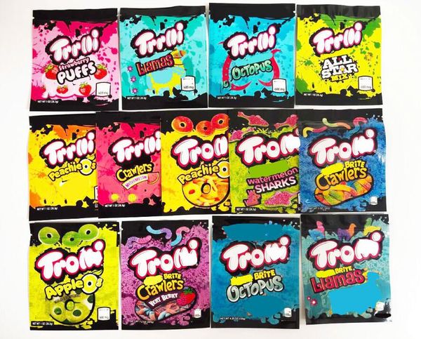 12 types 600mg trrlli mylar bags edibles gummies packaging so ur brite crawlers smell proof resealable zipper pouch
12 types 600mg trrlli mylar bags edibles gummies packaging so ur brite crawlers smell proof resealable zipper pouch