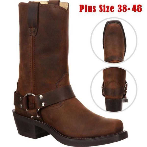 boots woman knee high combat vintage leather rider horse boot motorcycle country biker low-heel bots plus size 38-461, Black
boots woman knee high combat vintage leather rider horse boot motorcycle country biker low-heel bots plus size 38-461, Black