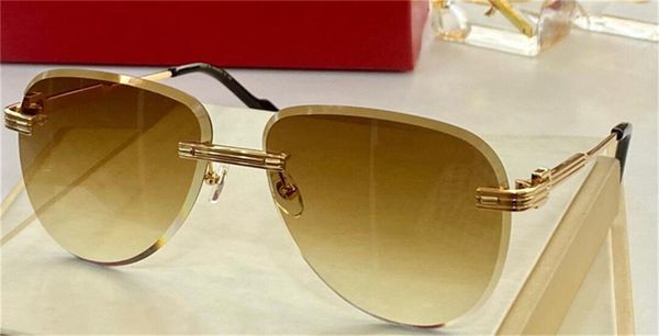 new fashion design sunglasses 8200761 rimless frame pilot cut lens simple and popular style versatile outdoor uv400 protection eyewear, White;black
new fashion design sunglasses 8200761 rimless frame pilot cut lens simple and popular style versatile outdoor uv400 protection eyewear, White;black