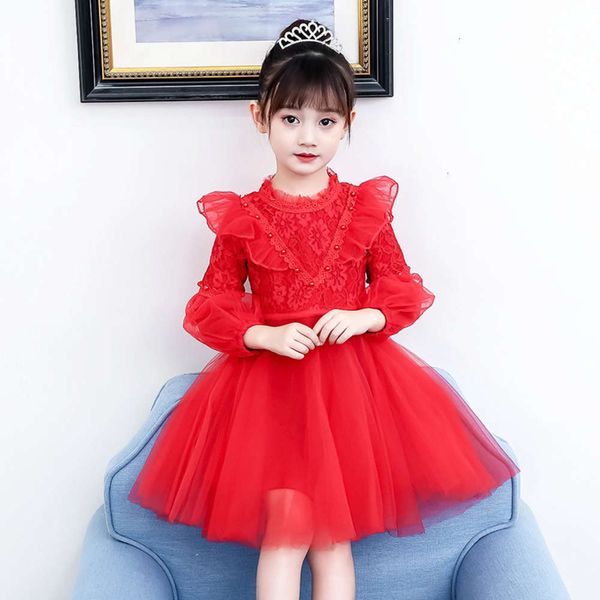 autumn winter new lace 2020 children's princs korean bubble sve drs ztrx, Red;yellow
autumn winter new lace 2020 children's princs korean bubble sve drs ztrx, Red;yellow
