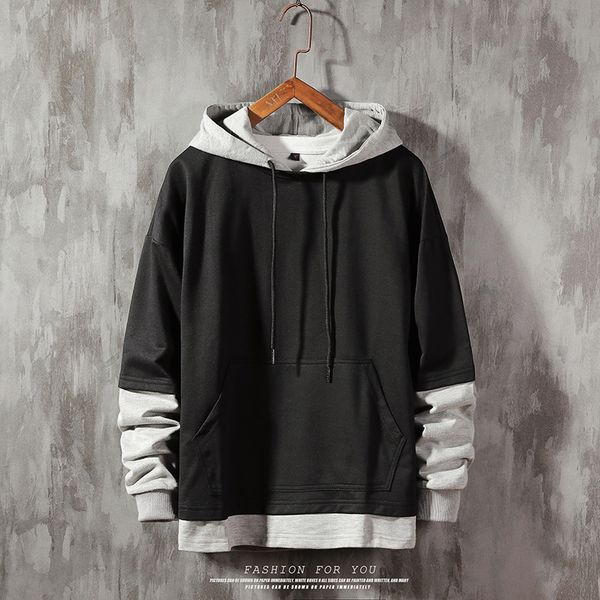 men's hoodies men 2020 plain patchwork sweatshirt male pullover hip hop harajuku japanese streetwear white hoodie men, Black
men's hoodies men 2020 plain patchwork sweatshirt male pullover hip hop harajuku japanese streetwear white hoodie men, Black