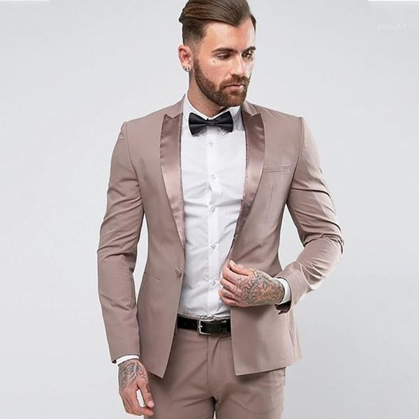 one button satin shiny lapel men suitable for groom wedding suit men's custom slim street suit 2 pieces latest jacket pants1, White;black
one button satin shiny lapel men suitable for groom wedding suit men's custom slim street suit 2 pieces latest jacket pants1, White;black