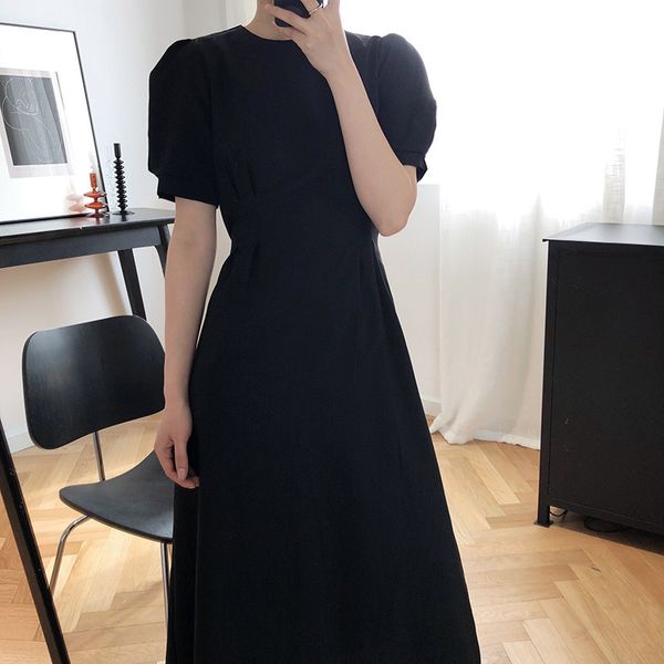 2021 new short sleeve elegant slim with belt women vintage long high waist white vestidos ediq, Black;gray
2021 new short sleeve elegant slim with belt women vintage long high waist white vestidos ediq, Black;gray