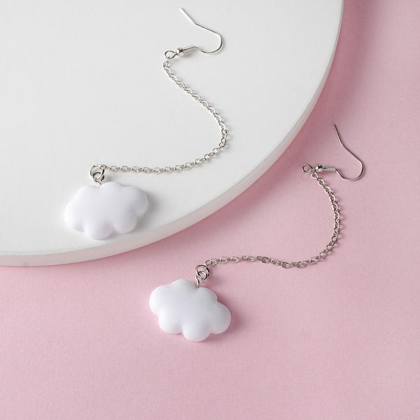 korea style women white dangling earrings cute simple cloud earrings with chain simple ladies ears jewelery girls birthday gift jllpdl, Golden
korea style women white dangling earrings cute simple cloud earrings with chain simple ladies ears jewelery girls birthday gift jllpdl, Golden