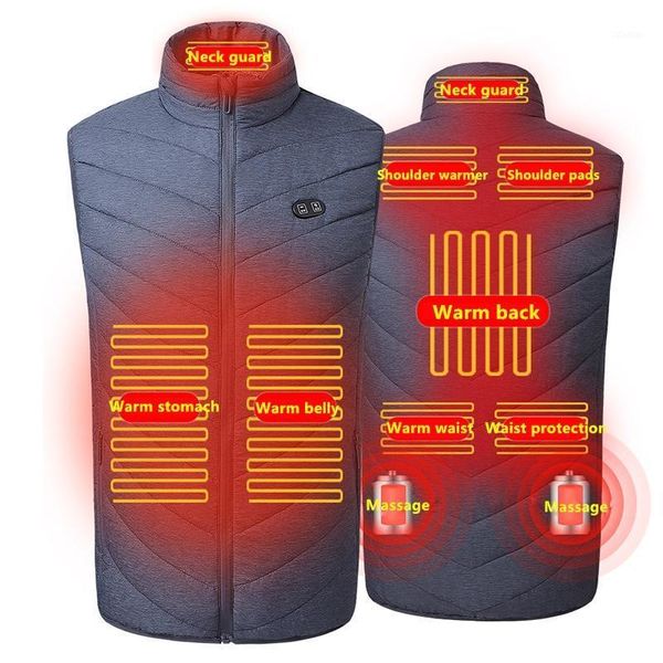 men's vests winter outdoor jacke men electric heated vest usb heating thermal cloth feather camping hiking warm hunting jacke1, Black;white
men's vests winter outdoor jacke men electric heated vest usb heating thermal cloth feather camping hiking warm hunting jacke1, Black;white