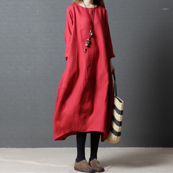 dropship 2020 spring autumn women vintage fashion solid color dress casual long sleeve loose solid cotton dresses robe plus size1, Black;gray
dropship 2020 spring autumn women vintage fashion solid color dress casual long sleeve loose solid cotton dresses robe plus size1, Black;gray