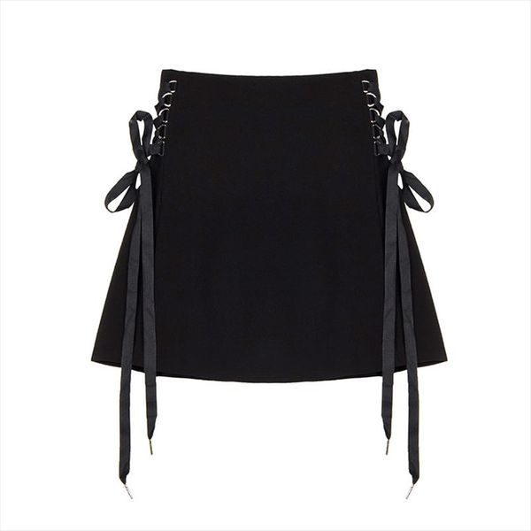 harajuku skirts sides lace up black mini skirt for gothic girl a line high waist skirt with zippper
harajuku skirts sides lace up black mini skirt for gothic girl a line high waist skirt with zippper