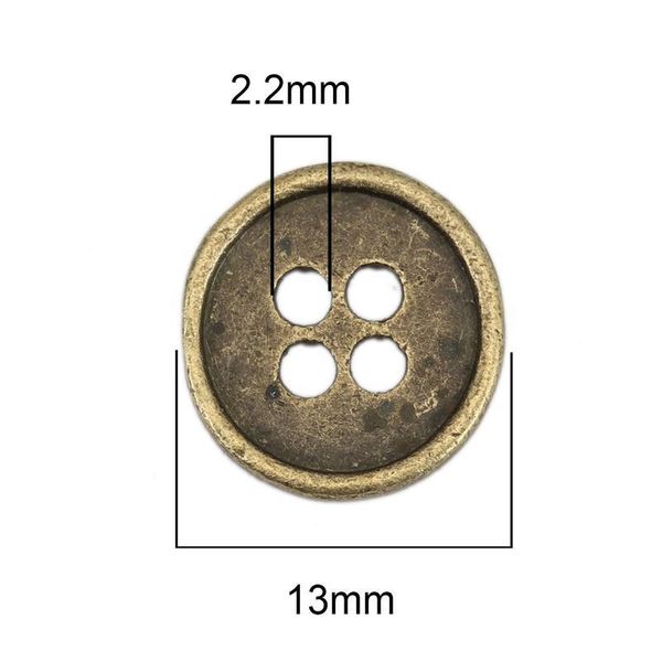 50 pcs zinc based alloy metal sewing buttons for crafts scrapbooking 4 holes round antique bronze color buttons 1m( 4/ bbytyi, Blike;white
50 pcs zinc based alloy metal sewing buttons for crafts scrapbooking 4 holes round antique bronze color buttons 1m( 4/ bbytyi, Blike;white