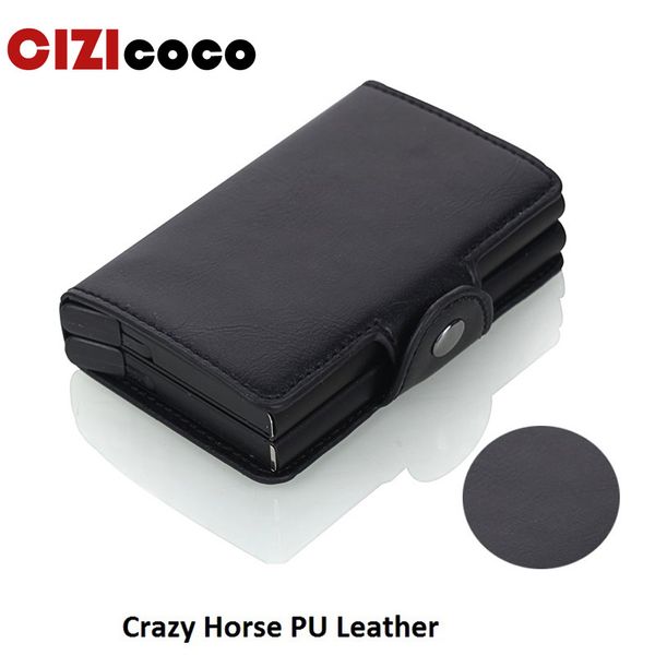 2020 men and women business credit card holder metal rfid double aluminium box crazy horse leather travel card wallet lj200907, Brown;gray
2020 men and women business credit card holder metal rfid double aluminium box crazy horse leather travel card wallet lj200907, Brown;gray