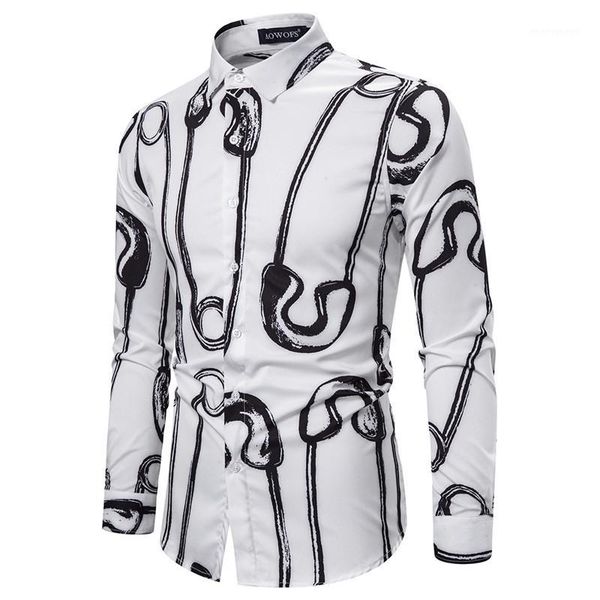 men's casual shirts mens button down dress camisa masculina 2021 fashion white print floral shirt men business chemise homme1, White;black
men's casual shirts mens button down dress camisa masculina 2021 fashion white print floral shirt men business chemise homme1, White;black