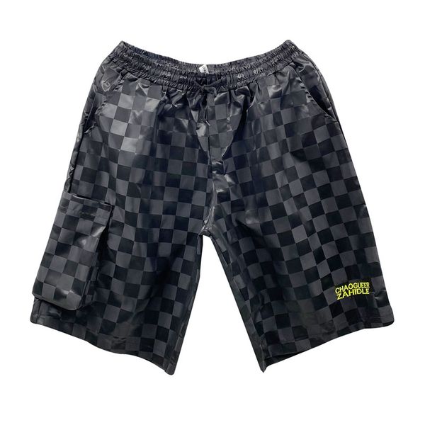 2021 summer women fashion plaid loose elastic waist harajuku big pocket vintage checkerboard shorts yha3, White;black
2021 summer women fashion plaid loose elastic waist harajuku big pocket vintage checkerboard shorts yha3, White;black