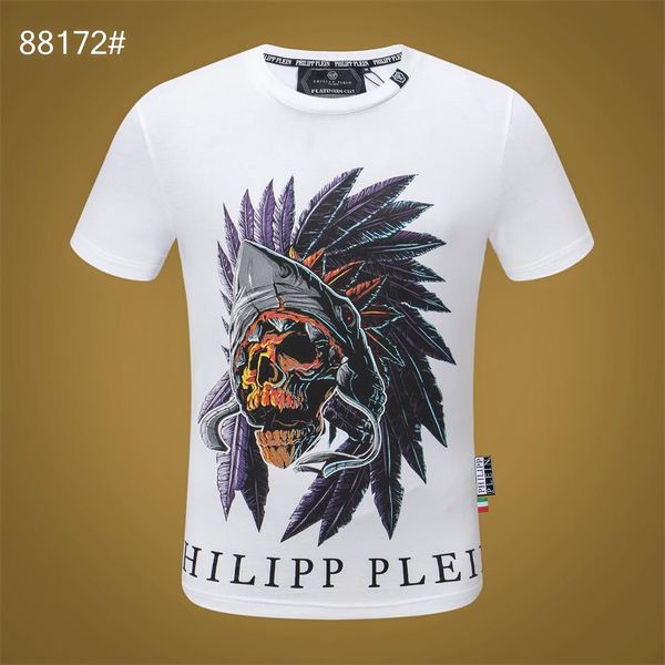 summer quality men's stylist t shirt bone men's and women's black short-sleeved pp t shirt size m-3xl 55, White;black
summer quality men's stylist t shirt bone men's and women's black short-sleeved pp t shirt size m-3xl 55, White;black