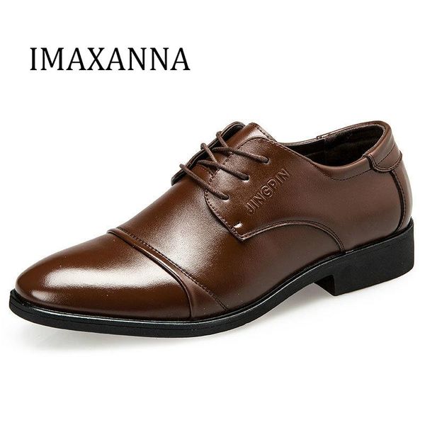 imaxanna fashion man leather shoes big size 6-11 men dress formal oxfords pointed toe shoes for men autumn lace up, Black
imaxanna fashion man leather shoes big size 6-11 men dress formal oxfords pointed toe shoes for men autumn lace up, Black