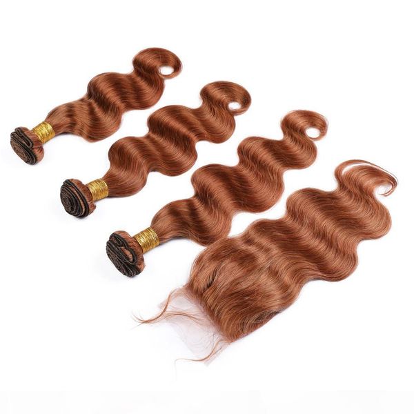 pure 30 body wave indian human hair 3bundles with closure medium auburn body wavy hair weaves with lace closure 4x4 auburn hair wefts, Black
pure 30 body wave indian human hair 3bundles with closure medium auburn body wavy hair weaves with lace closure 4x4 auburn hair wefts, Black