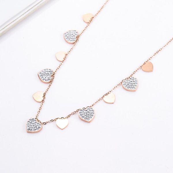 pendant necklaces crystal heart for women stainless steel chain small love tassel necklace bohemia jewelry 2021, Silver
pendant necklaces crystal heart for women stainless steel chain small love tassel necklace bohemia jewelry 2021, Silver