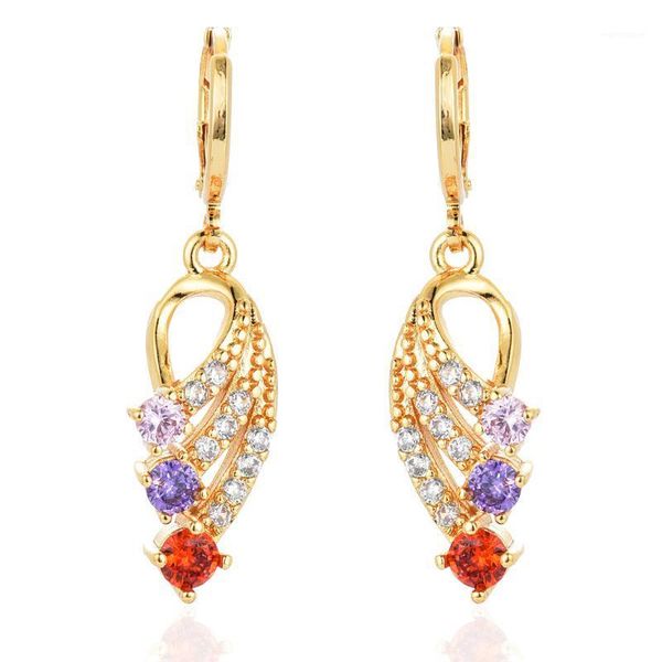 fashion women gold color multi-color zircon cz angel drop dangle earrings jewelry1, Silver
fashion women gold color multi-color zircon cz angel drop dangle earrings jewelry1, Silver