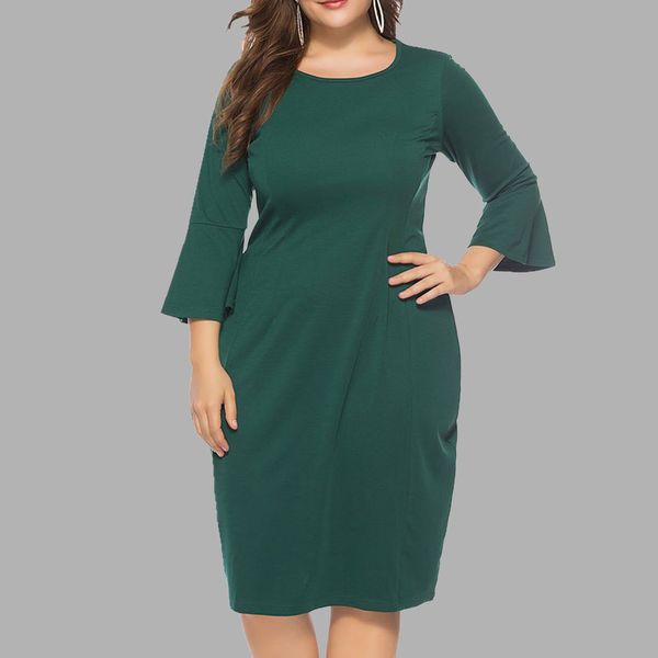 2021 casual plus size dress spring fashion loose simple fine sellers around the neck extended sleeves d5o1, Black;gray
2021 casual plus size dress spring fashion loose simple fine sellers around the neck extended sleeves d5o1, Black;gray