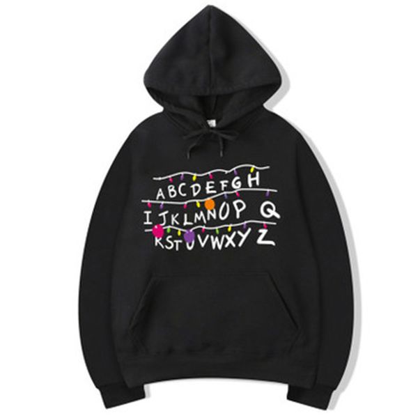 mens hoodies sweatshirts oversized stranger things hooded for autumn hip hop winter hoodies male fashion new fashion, Black 
mens hoodies sweatshirts oversized stranger things hooded for autumn hip hop winter hoodies male fashion new fashion, Black