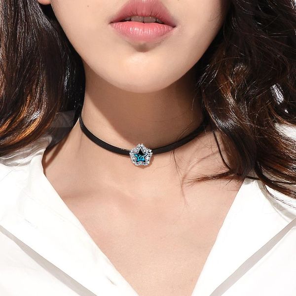 chokers choker necklace black rope chain crystal star woman collar party jewelry neck accessories handcrafted, Golden;silver
chokers choker necklace black rope chain crystal star woman collar party jewelry neck accessories handcrafted, Golden;silver