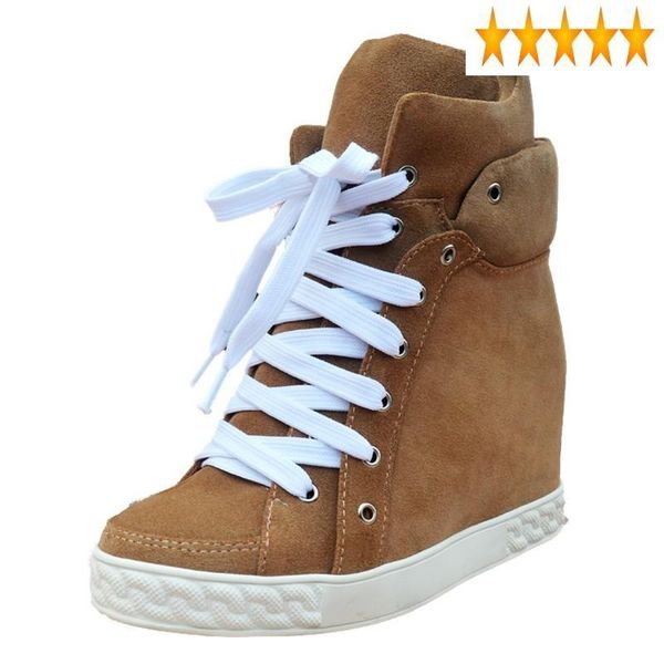 women new 2021 fashion brand shoes hidden heels 8cm height increasing round toe genuine leather winter boots plus size 41, Black
women new 2021 fashion brand shoes hidden heels 8cm height increasing round toe genuine leather winter boots plus size 41, Black