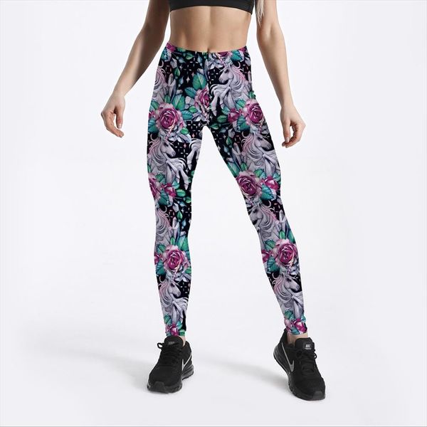 leggings new arrival womens legging fitness digital print pretty rose white horse flying pants pencil trousers, Black
leggings new arrival womens legging fitness digital print pretty rose white horse flying pants pencil trousers, Black