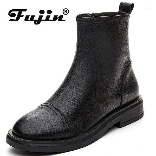 boots fujin women's ankle 2021 for autumn winter female students high flat bottom fashion breathable short boots1, Black
boots fujin women's ankle 2021 for autumn winter female students high flat bottom fashion breathable short boots1, Black