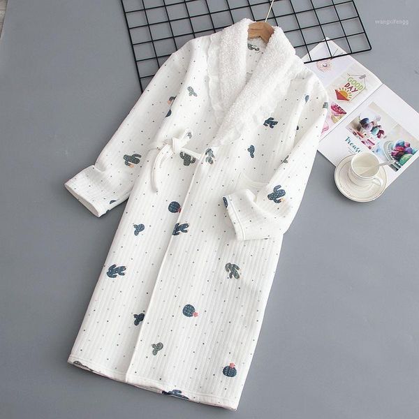 winter japanese style pure cotton air layer kimono women nightgown fur collar lace cute long nightdress bathrobe yukata dress1, Red
winter japanese style pure cotton air layer kimono women nightgown fur collar lace cute long nightdress bathrobe yukata dress1, Red