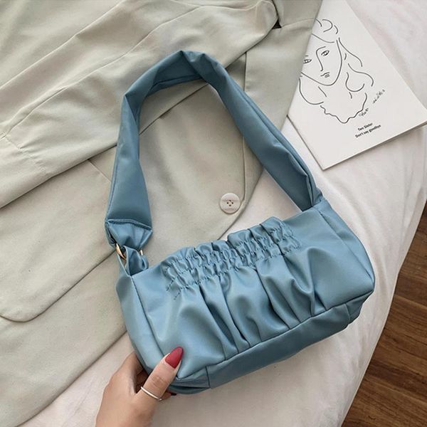 pleated shoulder bag women pu leather cloud armpit bag simple baguette small french handbag simple shopping lady purse bolso
pleated shoulder bag women pu leather cloud armpit bag simple baguette small french handbag simple shopping lady purse bolso