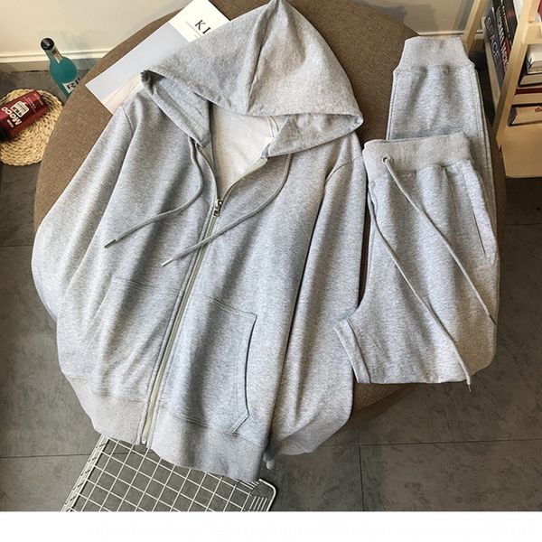 women's autumn 2020 new net red suit tight pants sweater tight pants women's hooded zipper sweater + two piece leggings set mppur, Gray
women's autumn 2020 new net red suit tight pants sweater tight pants women's hooded zipper sweater + two piece leggings set mppur, Gray