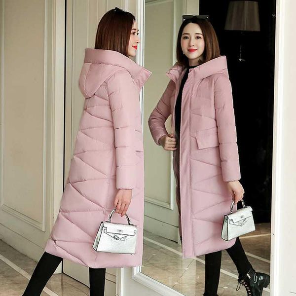 women jacket winter hooded warm coat slim cotton padded basic down parkas female casual long outwear plus size 3xl a0241, Black
women jacket winter hooded warm coat slim cotton padded basic down parkas female casual long outwear plus size 3xl a0241, Black