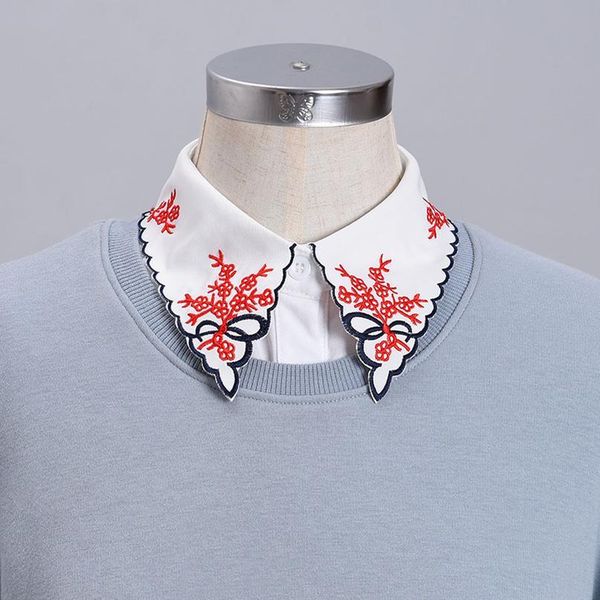 embroidery lapel fake collar shirt white chiffon fake collar for women detachable fake shirt collar women half shirt qyldvs, Blue;red
embroidery lapel fake collar shirt white chiffon fake collar for women detachable fake shirt collar women half shirt qyldvs, Blue;red
