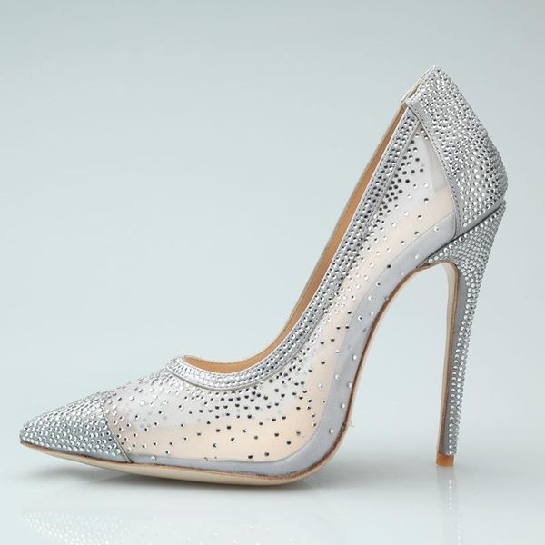 wedding shoes crystal glitter stiletto heel pumps air mesh pointed toe slip on high heel dress ladies shoes popular stable, Black
wedding shoes crystal glitter stiletto heel pumps air mesh pointed toe slip on high heel dress ladies shoes popular stable, Black
