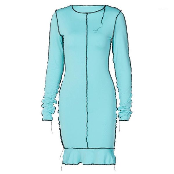female dress round neck long sleeve dress one-piece for women white black blue1, Black;gray
female dress round neck long sleeve dress one-piece for women white black blue1, Black;gray