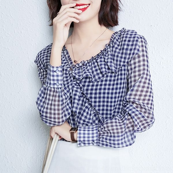 qifvg chiffon girl 2020 autumn new sweet first fresh ruffle lattice long sleeve small shirtshirt shirtshirt love temperament yiqco, White
qifvg chiffon girl 2020 autumn new sweet first fresh ruffle lattice long sleeve small shirtshirt shirtshirt love temperament yiqco, White