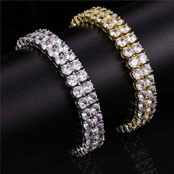 gold plated 10mm 7inch 2rows bling clear cz tennis bracelets chains for men women, Black
gold plated 10mm 7inch 2rows bling clear cz tennis bracelets chains for men women, Black