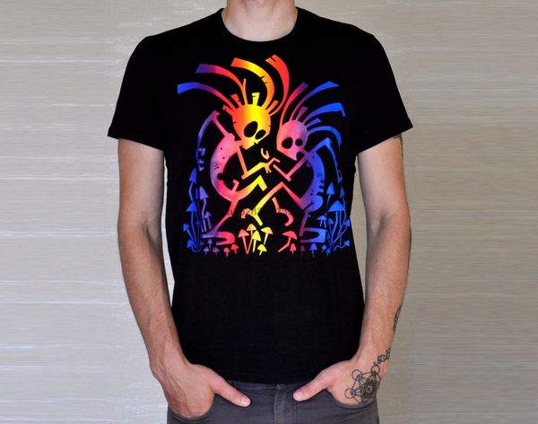 100% dancing mates - rave psy trance goa t-shirt glows uv black light lsd mushrooms sport hooded sweatshirt hoodie 
100% dancing mates - rave psy trance goa t-shirt glows uv black light lsd mushrooms sport hooded sweatshirt hoodie