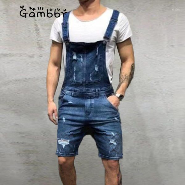 men ripped jean hole jumpsuits 2020 summer fashion trousers distressed denim pocket bib overalls for man suspender straps shorts1, Blue
men ripped jean hole jumpsuits 2020 summer fashion trousers distressed denim pocket bib overalls for man suspender straps shorts1, Blue