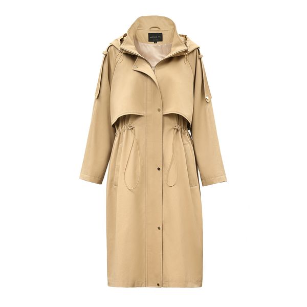 jazzevar 2020 autumn new casual women's cotton x-long hooded trench coat loose clothing oversized outerwear good quality lj200903, Tan;black
jazzevar 2020 autumn new casual women's cotton x-long hooded trench coat loose clothing oversized outerwear good quality lj200903, Tan;black