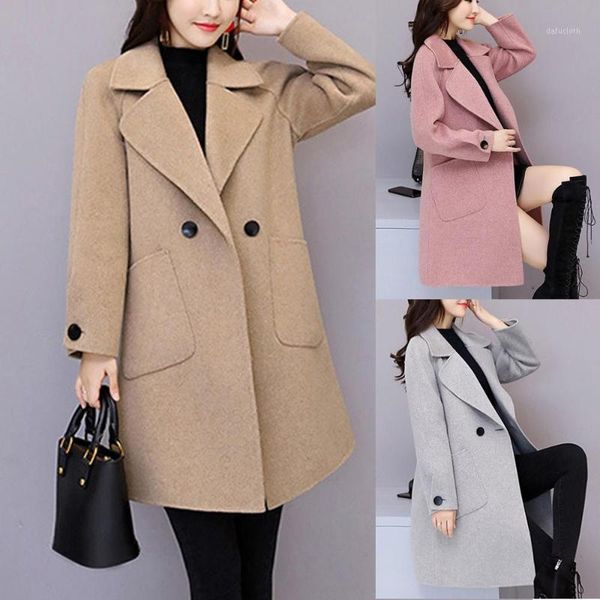2020fashion new women's jackets & coats medium-long belt wool & blends coat turn-down collar solid color pockets parka1, Black
2020fashion new women's jackets & coats medium-long belt wool & blends coat turn-down collar solid color pockets parka1, Black