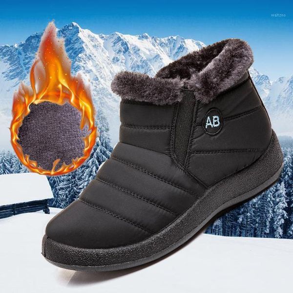 2020 winter women boots new comfortable warm plush casual snow boots high-thick waterproof side zipper ankle1, Black
2020 winter women boots new comfortable warm plush casual snow boots high-thick waterproof side zipper ankle1, Black