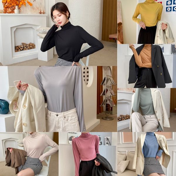 y7t1k korean version of autumn and with new emma long sleeve t-shirt solid 10 women's color base coat for one winter large half coat t, White
y7t1k korean version of autumn and with new emma long sleeve t-shirt solid 10 women's color base coat for one winter large half coat t, White