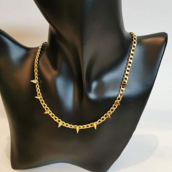 chokers timeless wonder titanium spike chains choker necklace women stainless steel jewelry gothic hip hop designer ins punk 7336, Golden;silver
chokers timeless wonder titanium spike chains choker necklace women stainless steel jewelry gothic hip hop designer ins punk 7336, Golden;silver
